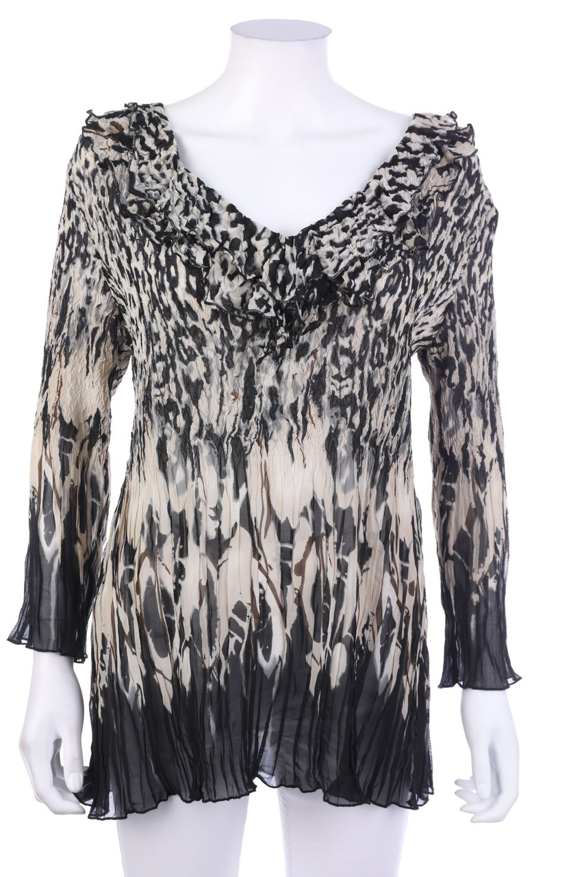 GERRY WEBER - Crinkle-Bluse - L