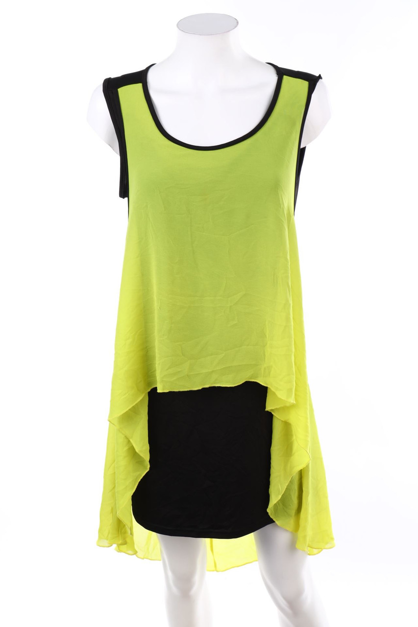 TOUT FEU TOUT FEMME - Vokuhila-Kleid im Layer Look - S