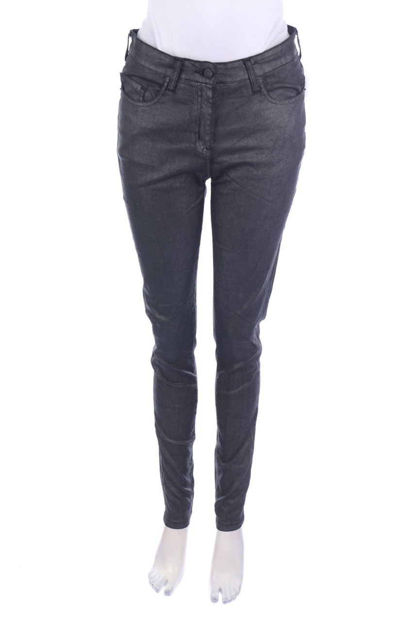 Boden - Coated Skinny-Jeans mit Glitzer - D 36