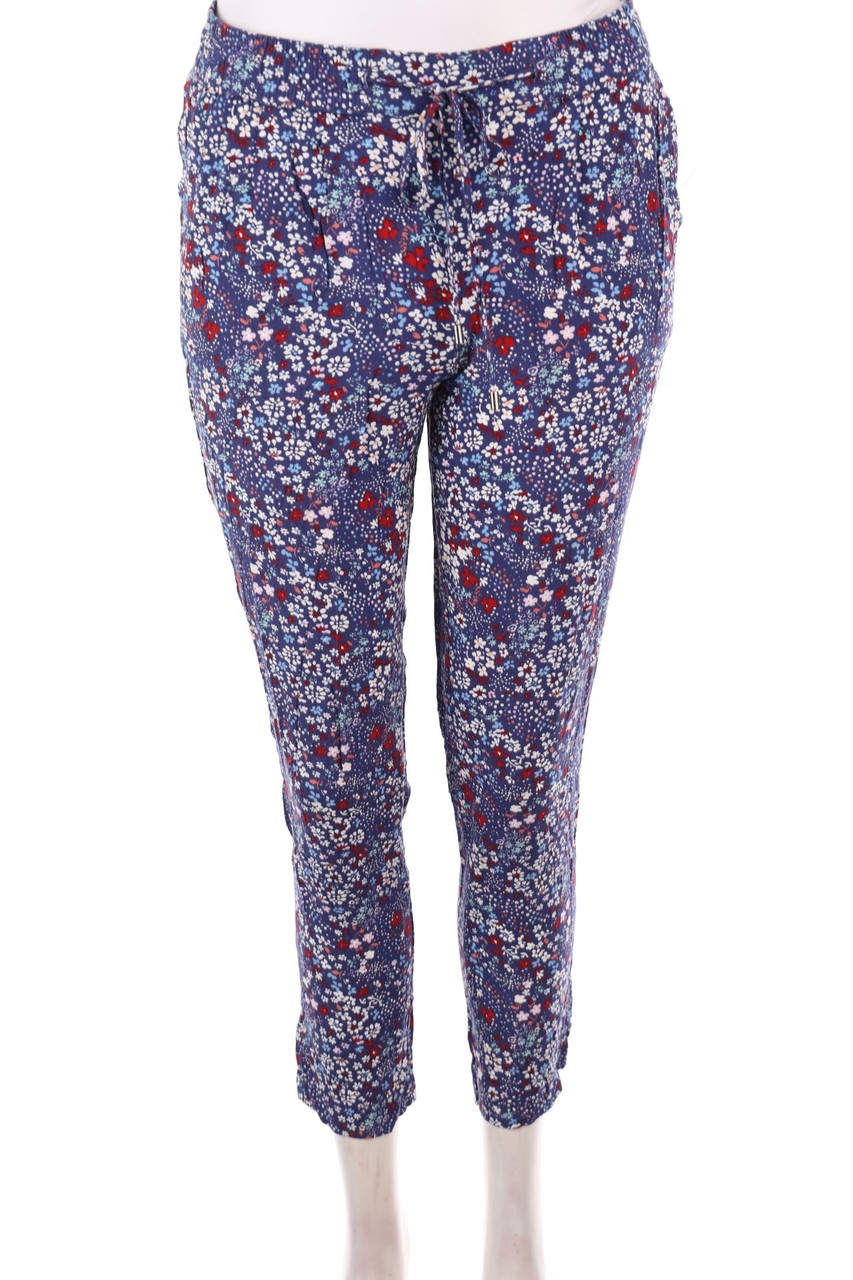 s.Oliver - Capri-Hose mit Blumen-Print - XS