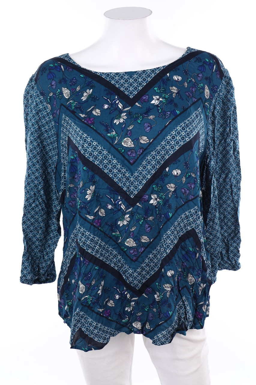 Yessica by C&A - Bluse mit 3/4-Ärmel mit Blumen-Print - 3XL