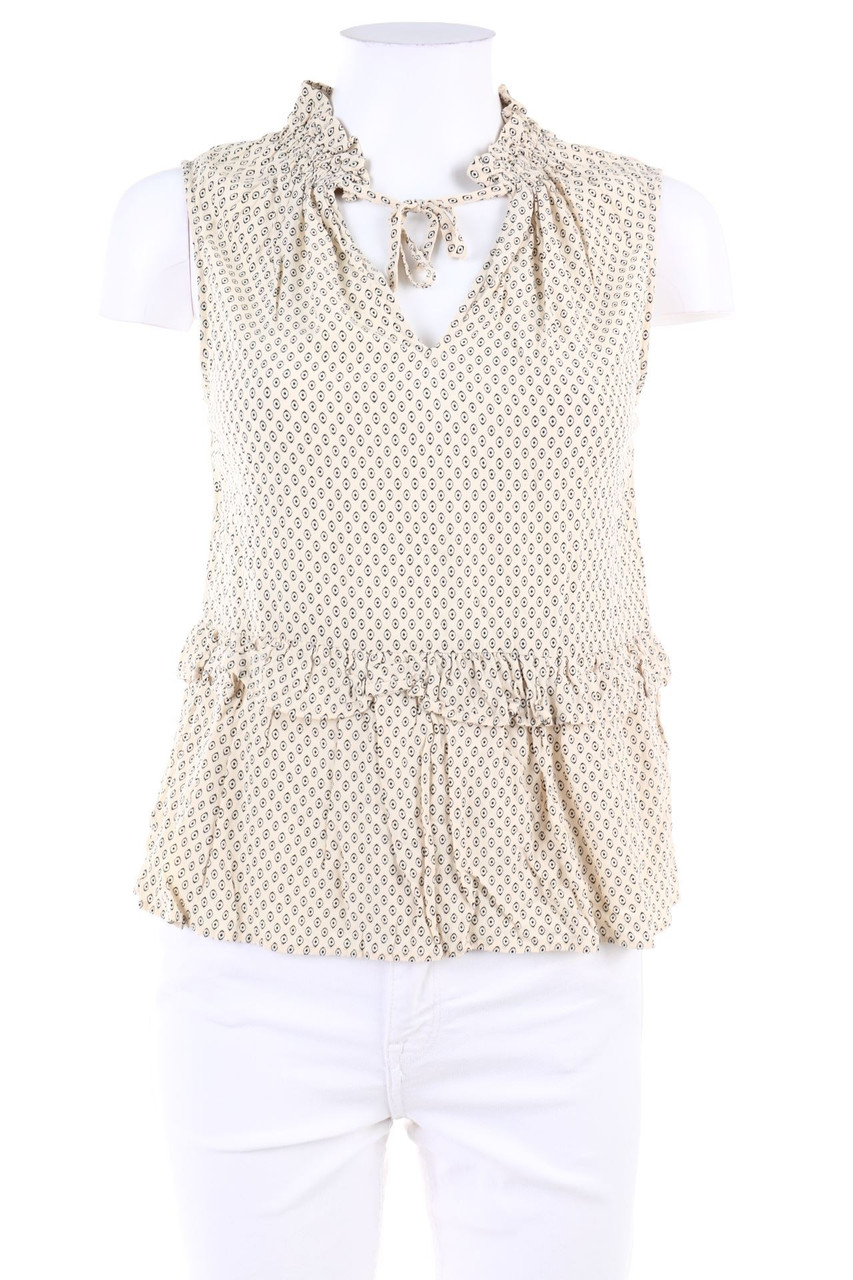 H&M - Print-Blusentop mit Keyhole - XS