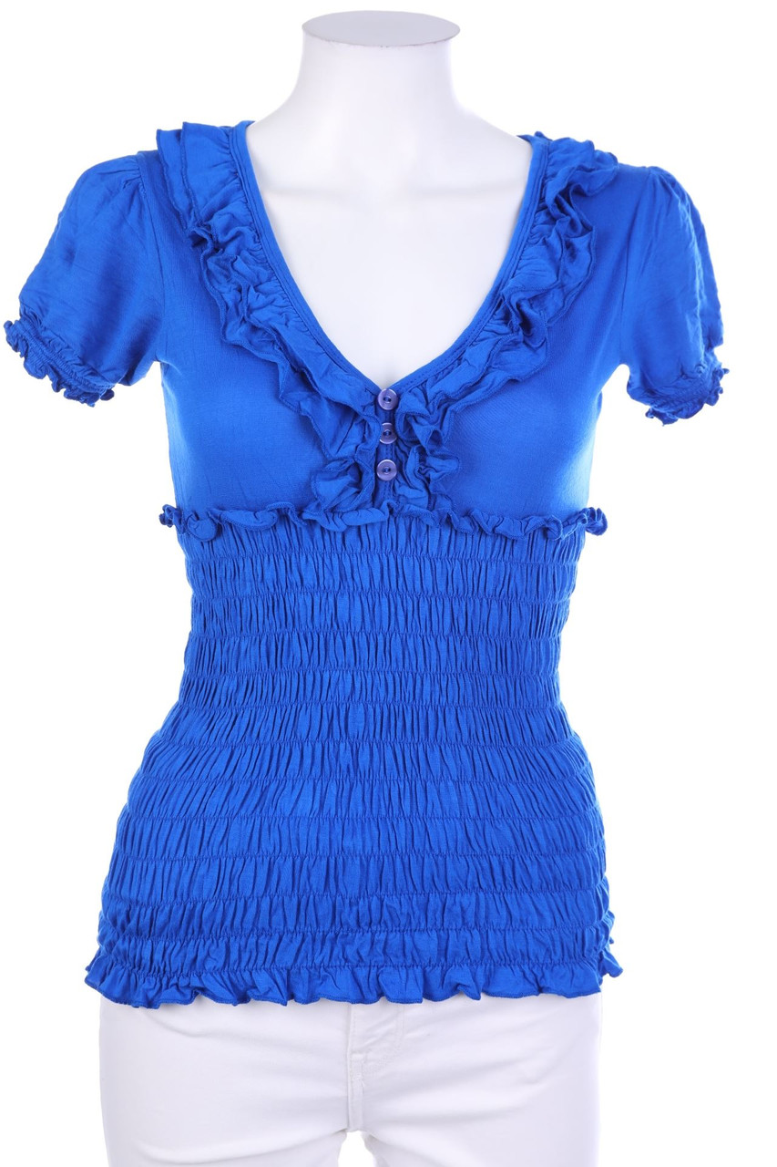 SECONDHAND - Shirt mit Volants - M