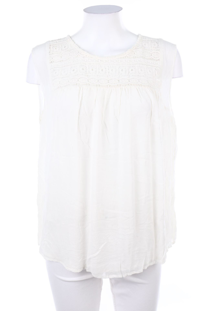 promod - Blusentop mit Spitze - XL