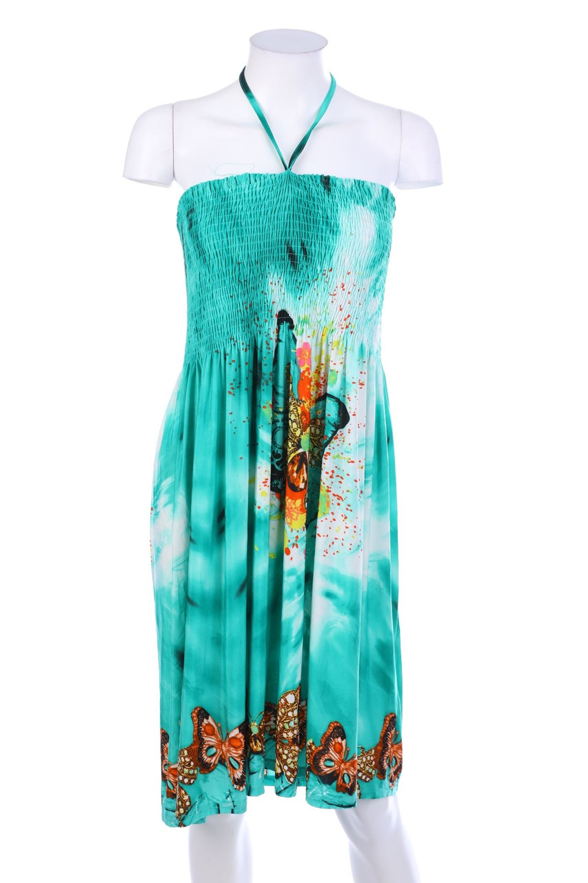 AIRISA - Sommer-Neckholder-Kleid - M