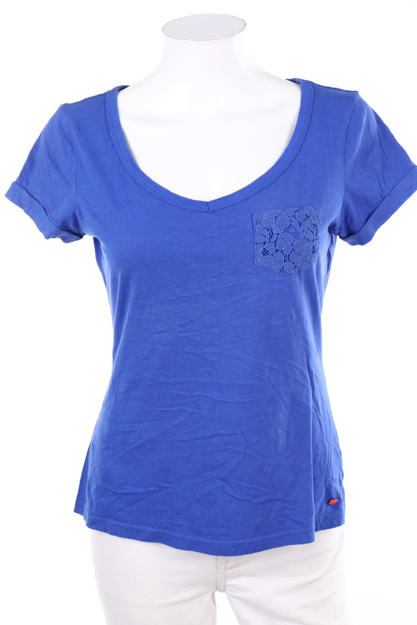 Street One - Baumwoll-Kurzarm-Shirt - S