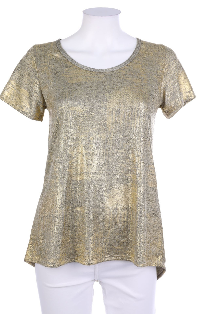 LuLaRoe - Metallic-Kurzarm-Shirt - XS