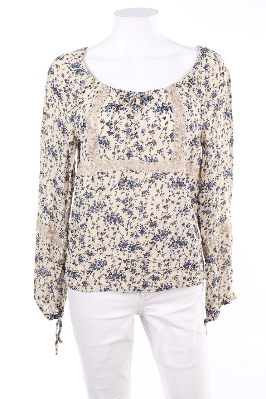 ESPRIT - Bluse mit Blumen-Print - M