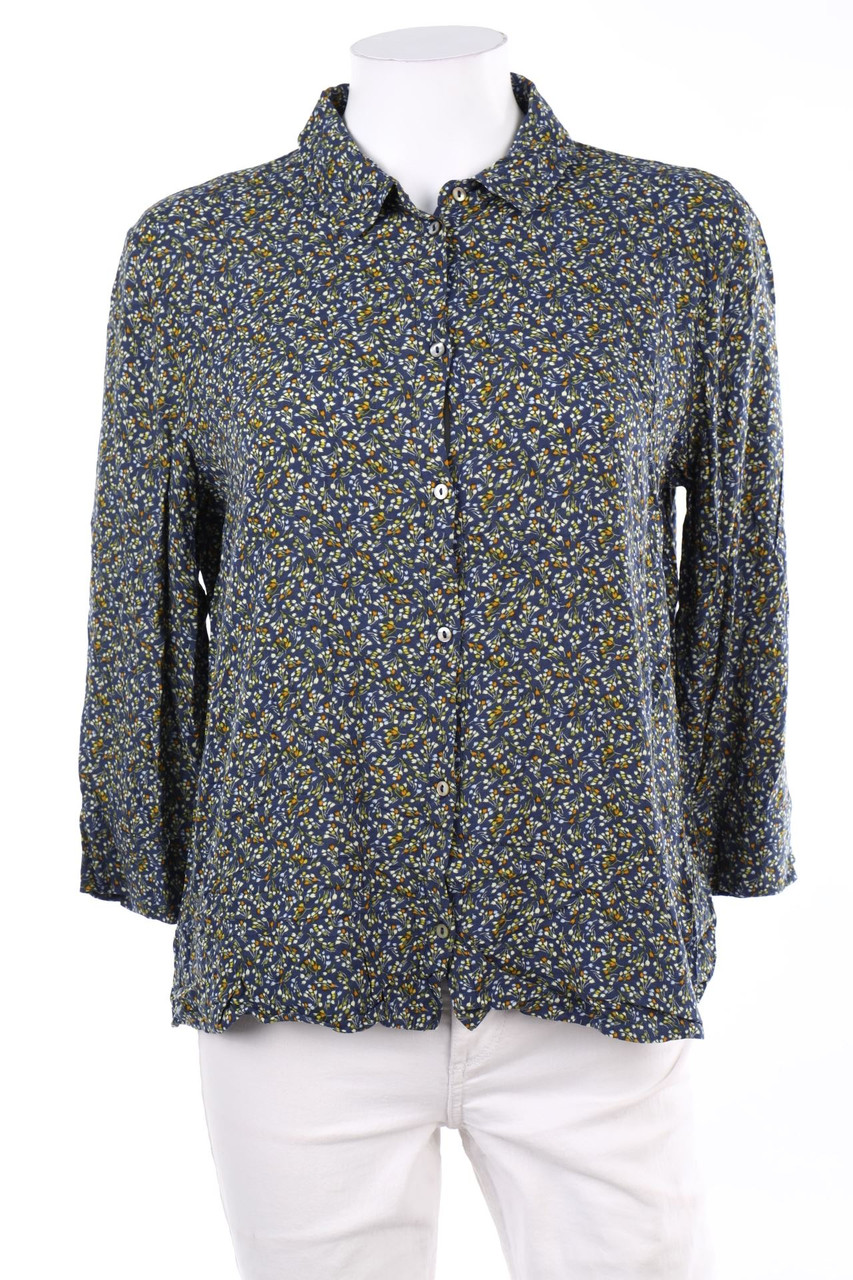 ESPRIT - Bluse mit Blumen-Print - L