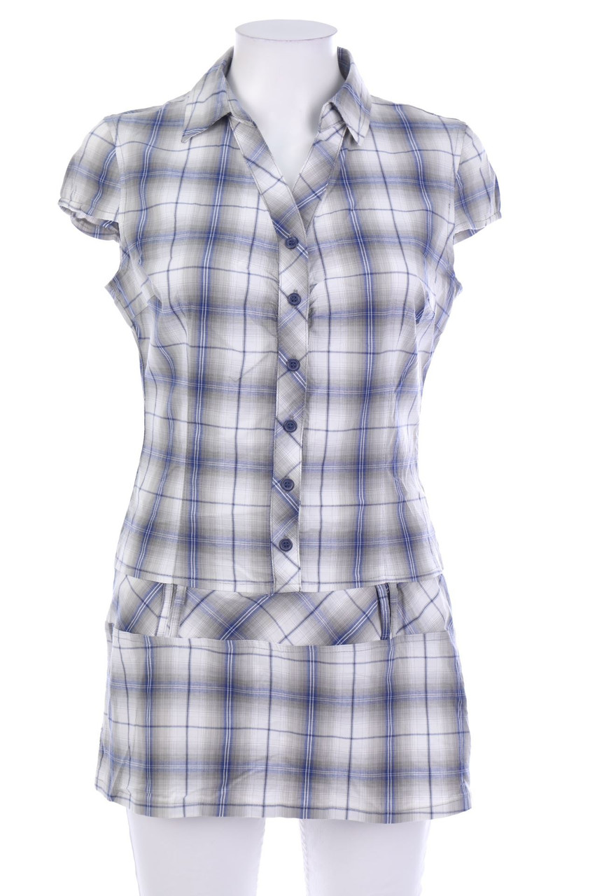 Pimkie - Hemd-Bluse mit kurzem Ärmel mit Baumwolle - L