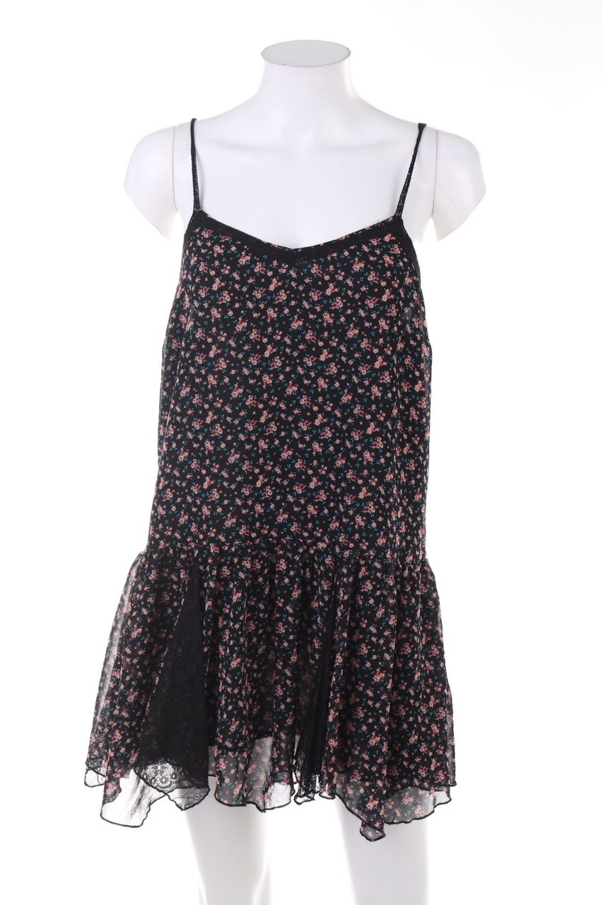 FOREVER 21 - Minikleid mit Blumen-Print - L