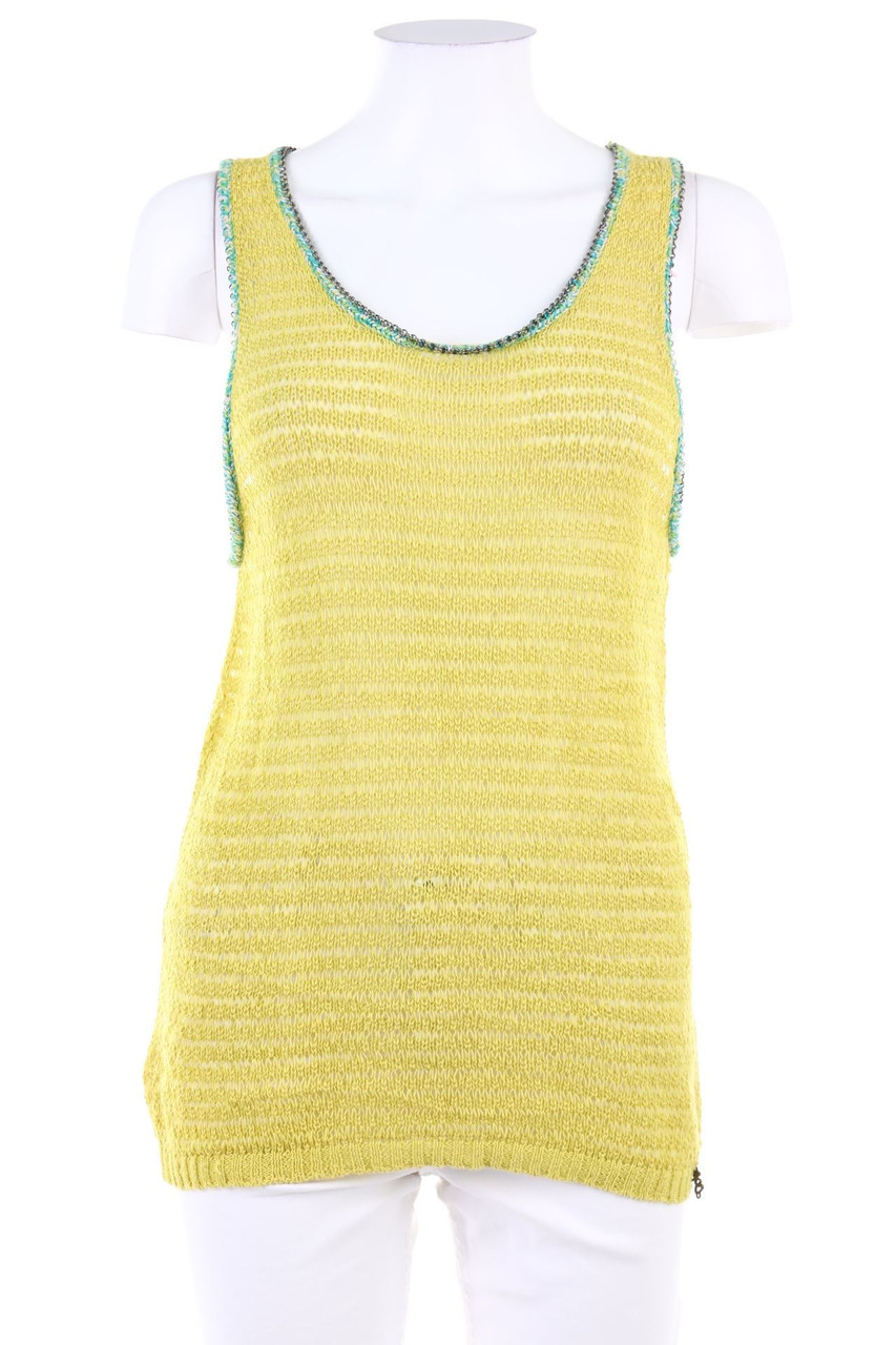 cop.copine - Strick-Top mit Kette - M