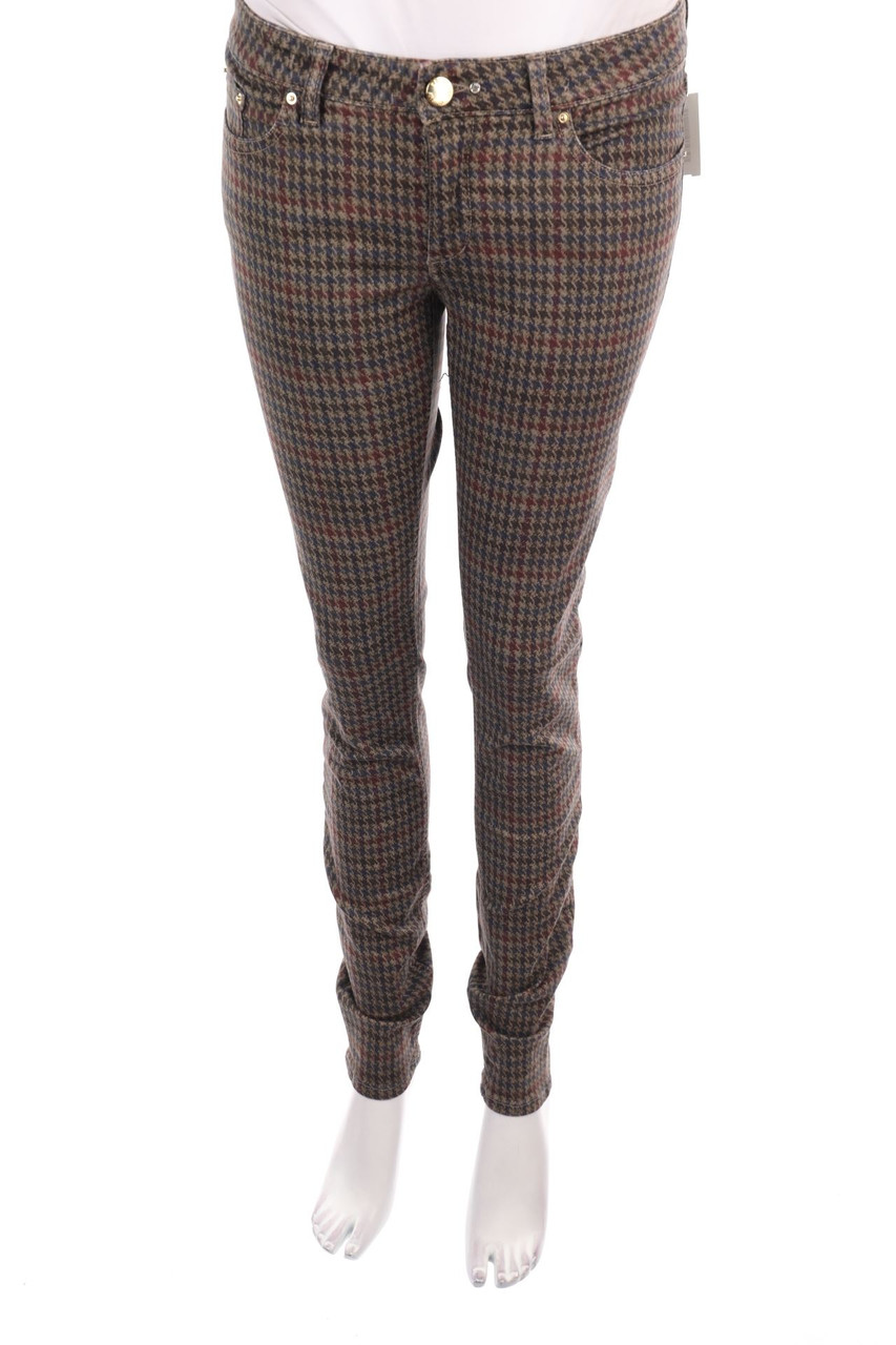 CAMOUFLAGE AR AND J. - Skinny-Hose mit Karo-Muster - W29