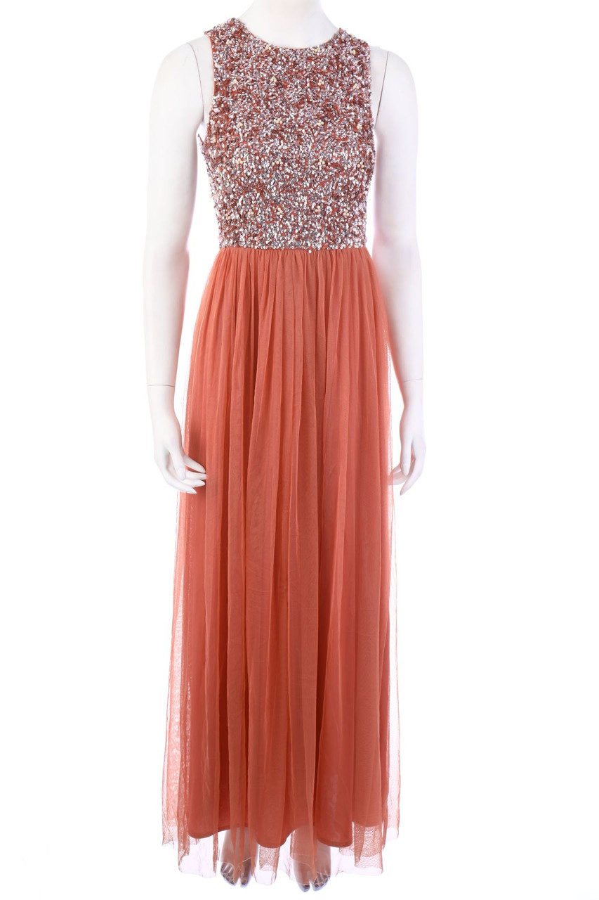 LACE & BEADS - Maxi-Abendkleid - S