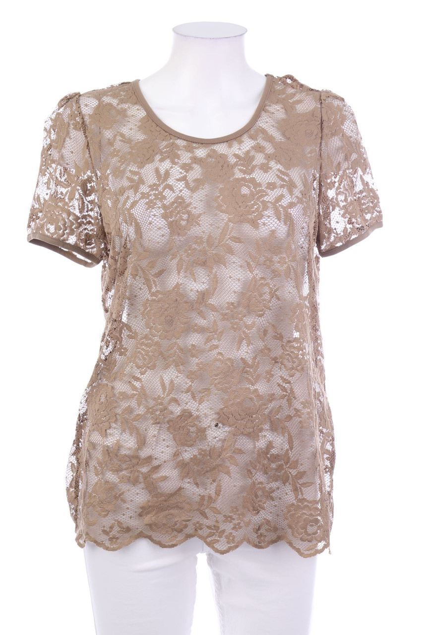 Best Connections - Spitzen-Kurzarm-Shirt - L