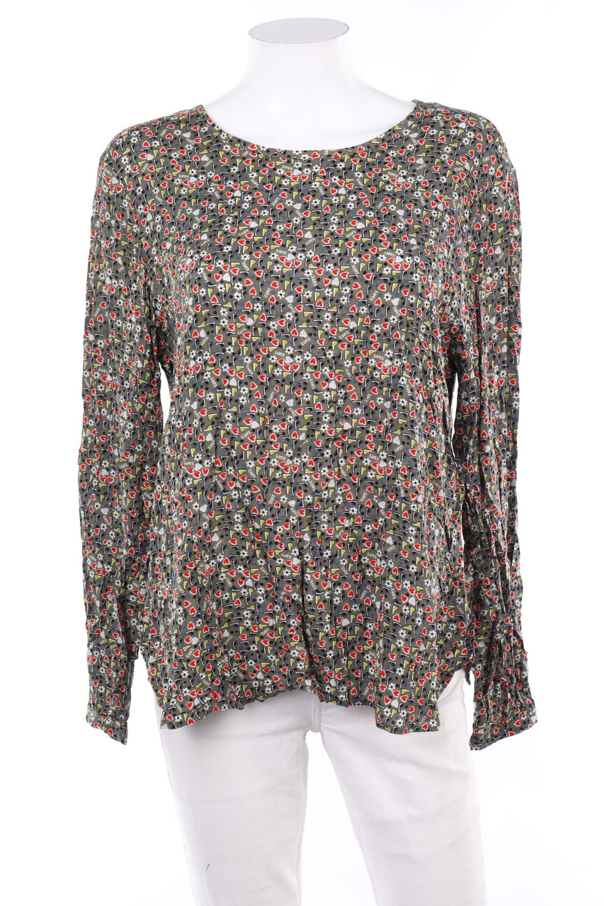 TAIFUN - Bluse mit Print aus Viskose - XL
