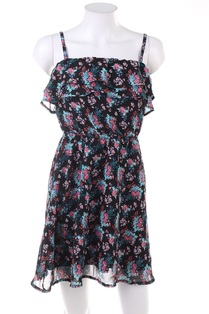 TALLY WEiJL - Volants-Minikleid mit Blumen-Print - XS