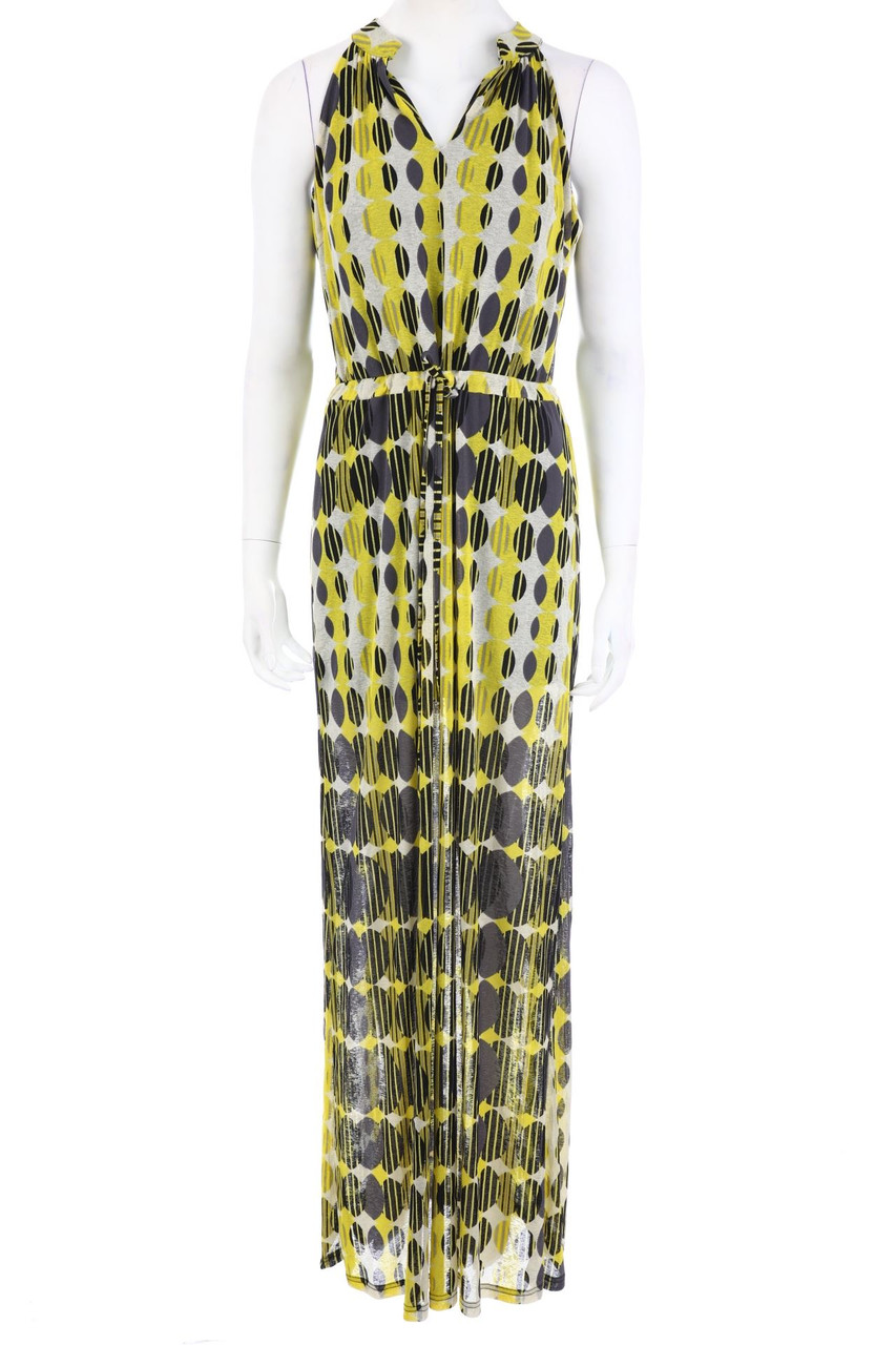 RIN LONDON - Maxi-Kleid mit Geo-Print - M