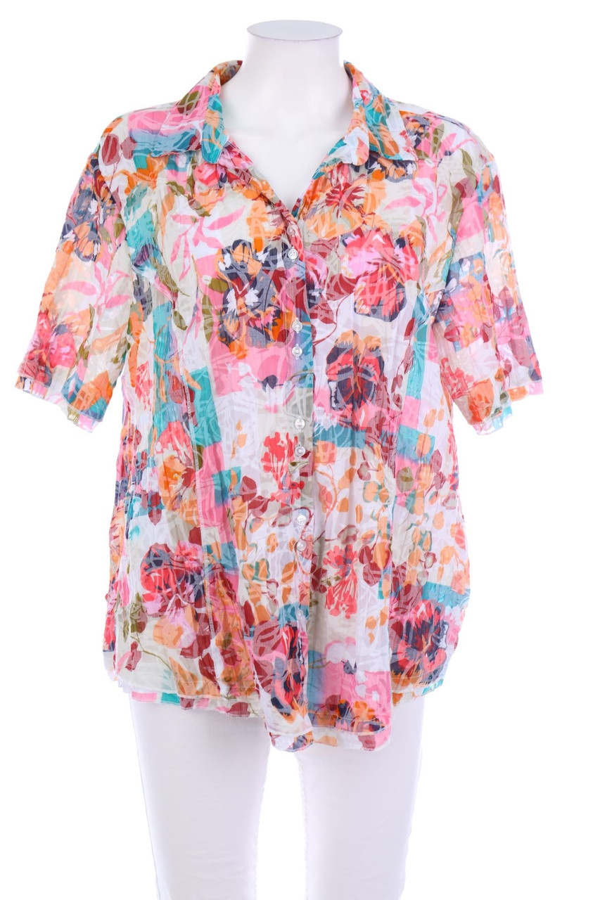 Charles Vögele - Kurzarm-Bluse - 3XL