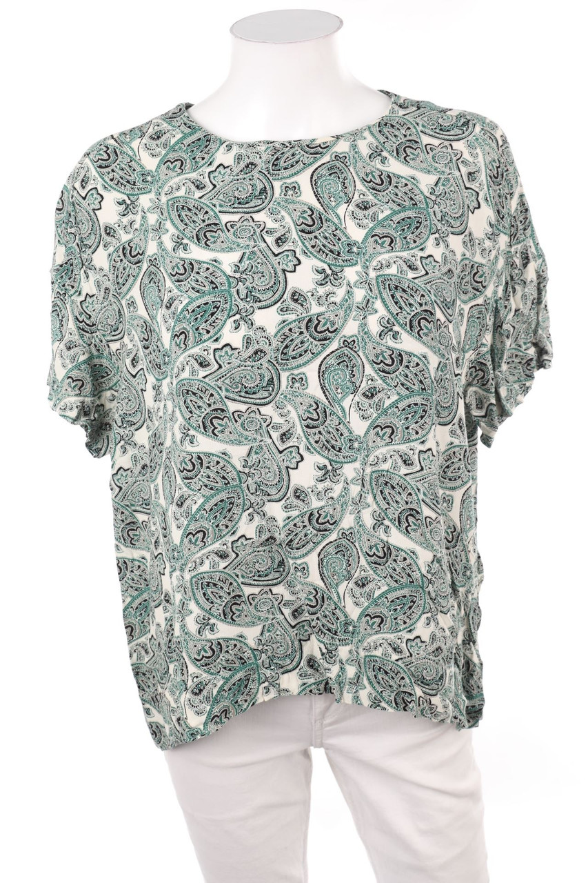 H&M - Kurzarm-Shirt aus Viskose - L