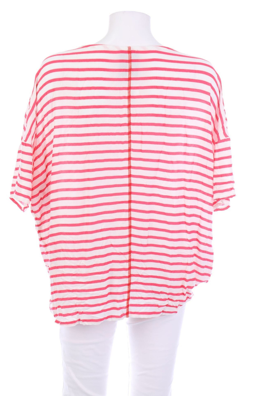 CECIL - Kurzarm-Shirt mit Streifen - M