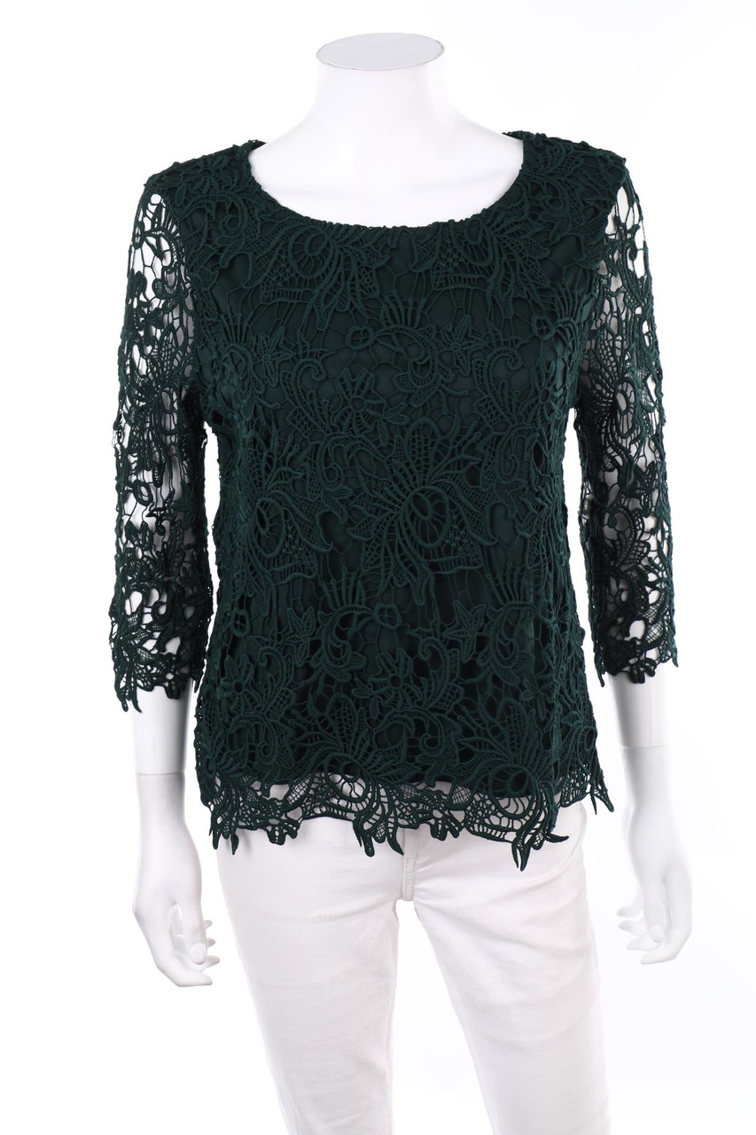 ONLY - Shirt mit Spitze - S