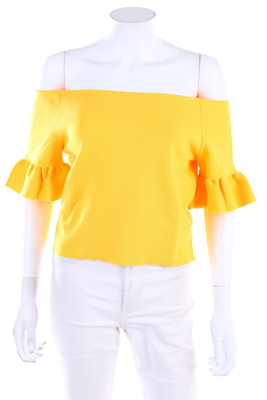 BLUGIRL Blumarine - Carmen-Volant-Shirt - D 40