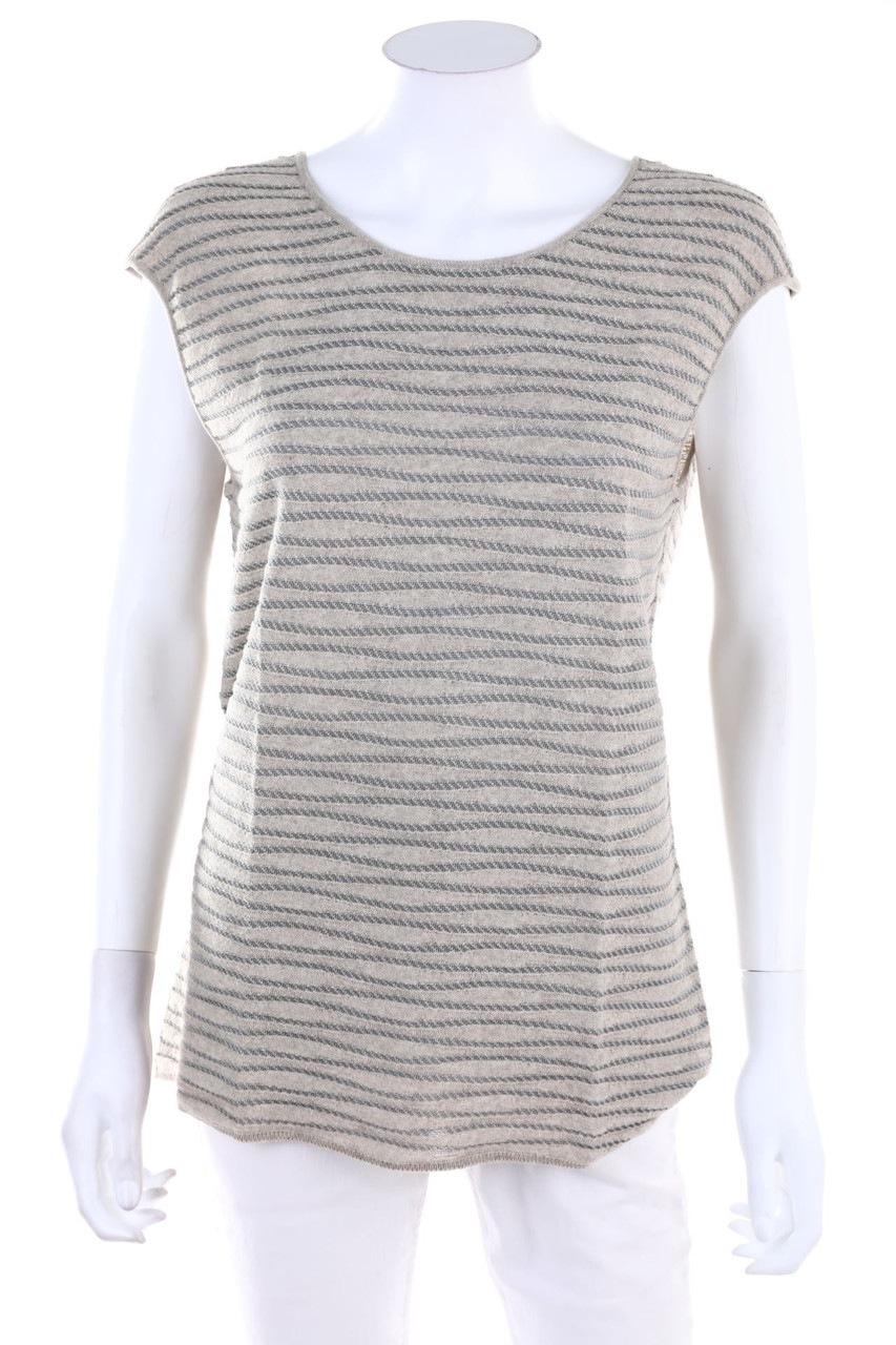 ARMANI COLLEZIONI - Strick-Top aus Baumwoll-Mix mit Kaschmir - D 42