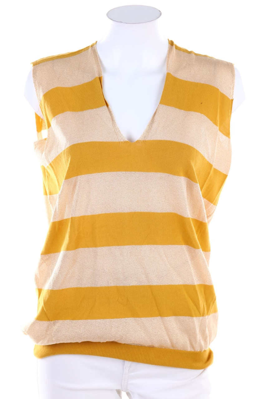 M.GRIFONI - Glitzer-Strick-Top - D 36