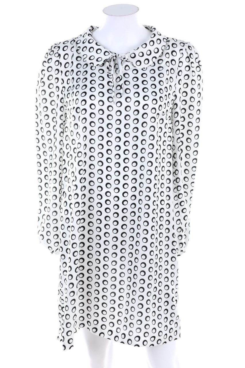 WHO*S WHO - Satin-Shift-Kleid mit Bubi-Kragen - D 38