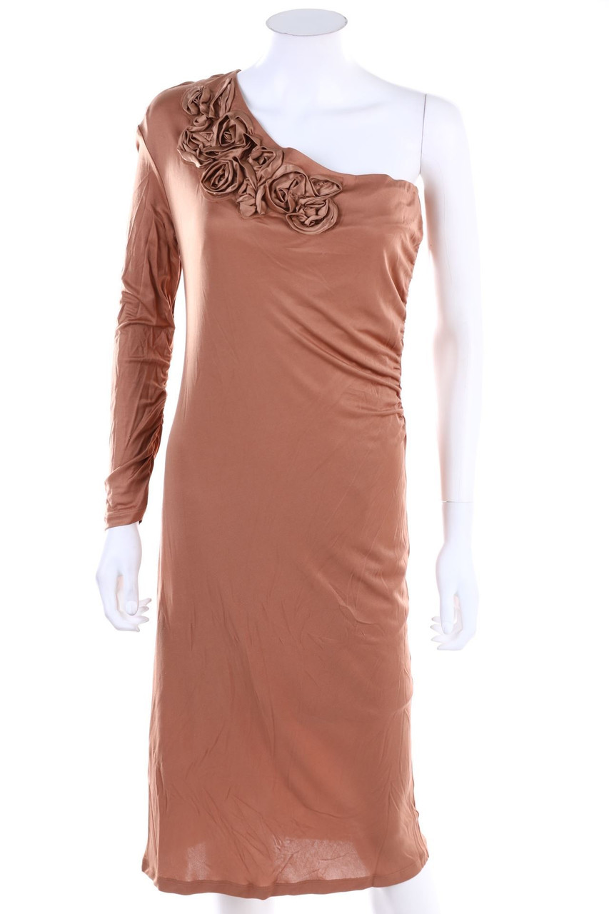 SCERVINO Street - One-Shoulder Kleid aus Seide mit Applikationen - D 40