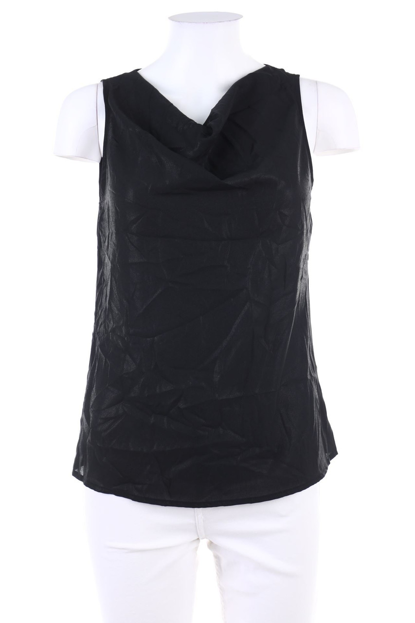 MOHITO - Glitzer-Blusentop mit Wasserfall-Ausschnitt - D 36