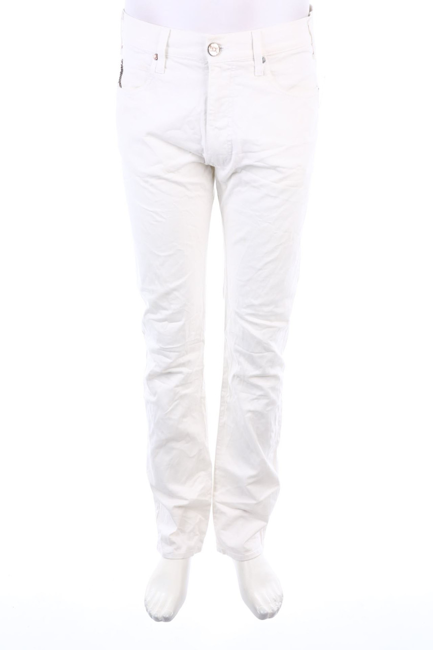 AJ ARMANI JEANS - Straight Cut Jeans mit Logo-Plakette - W32