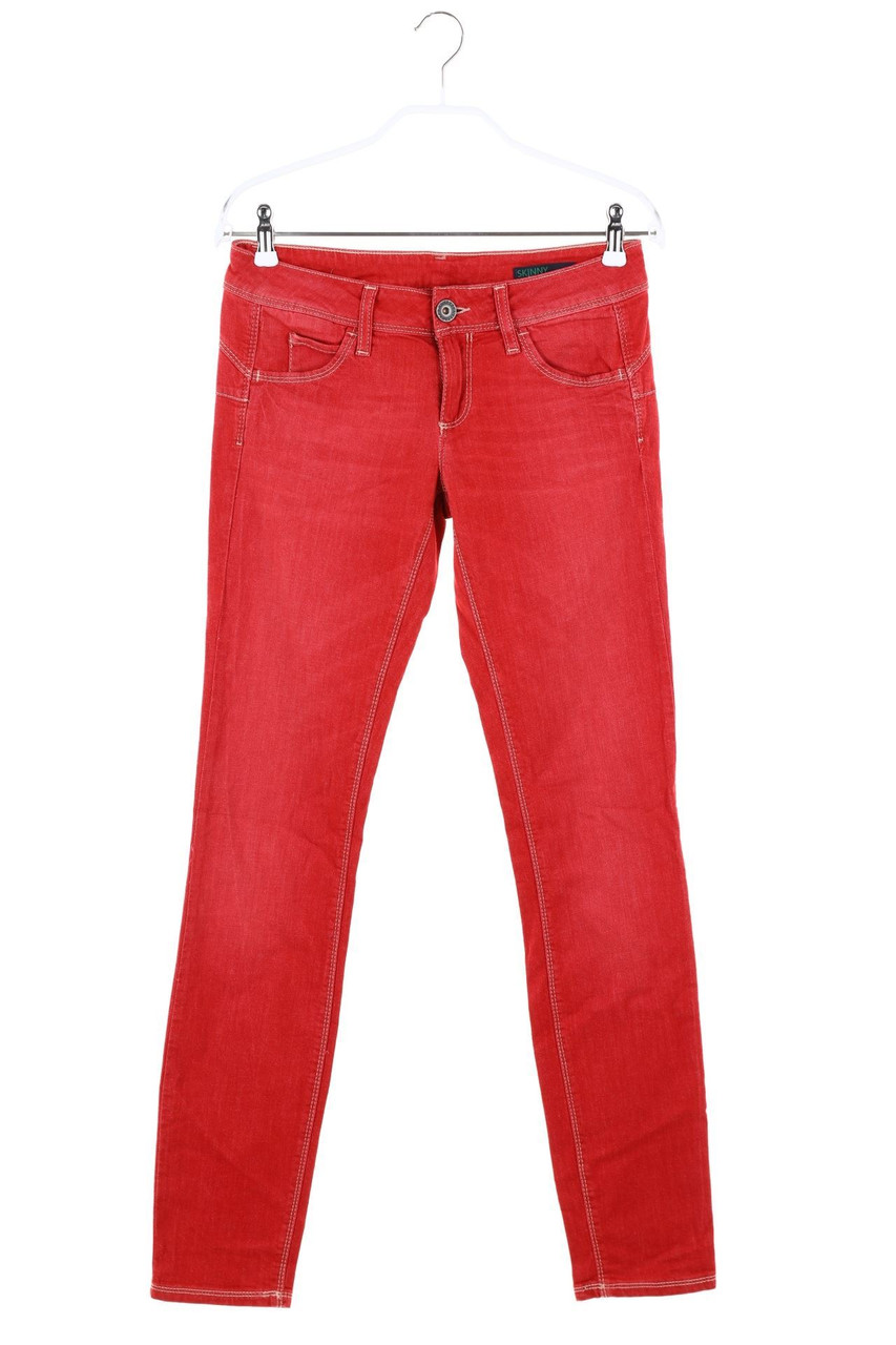 BENETTON JEANS - Used Look Skinny-Jeans - W28