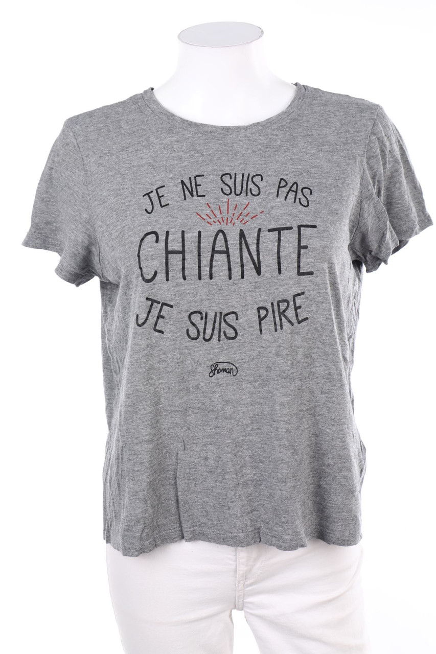 undiz - Kurzarm-Shirt aus Baumwoll-Mix - M