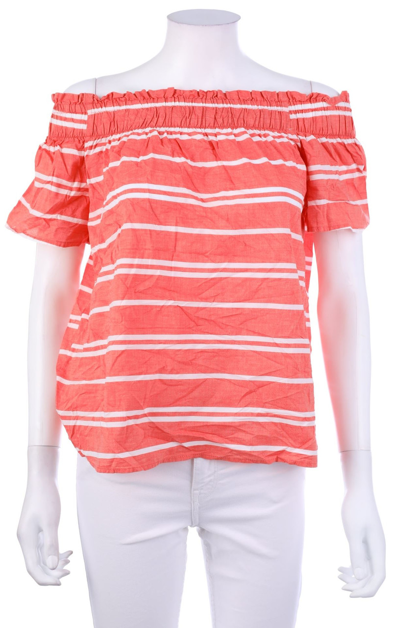 H&M - Carmen-Kurzarm-Bluse - S