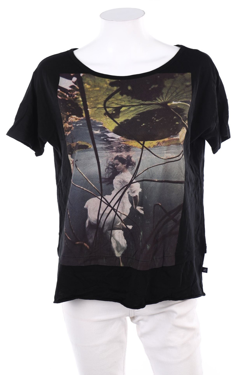 s.Oliver - Kurzarm-Shirt mit Foto-Print - S