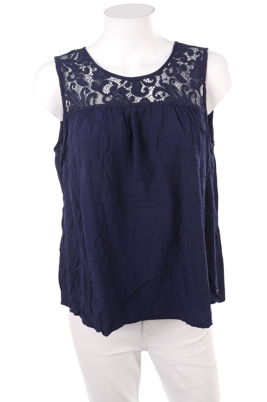 BROADWAY - Blusentop mit Spitzen-Einsatz - L