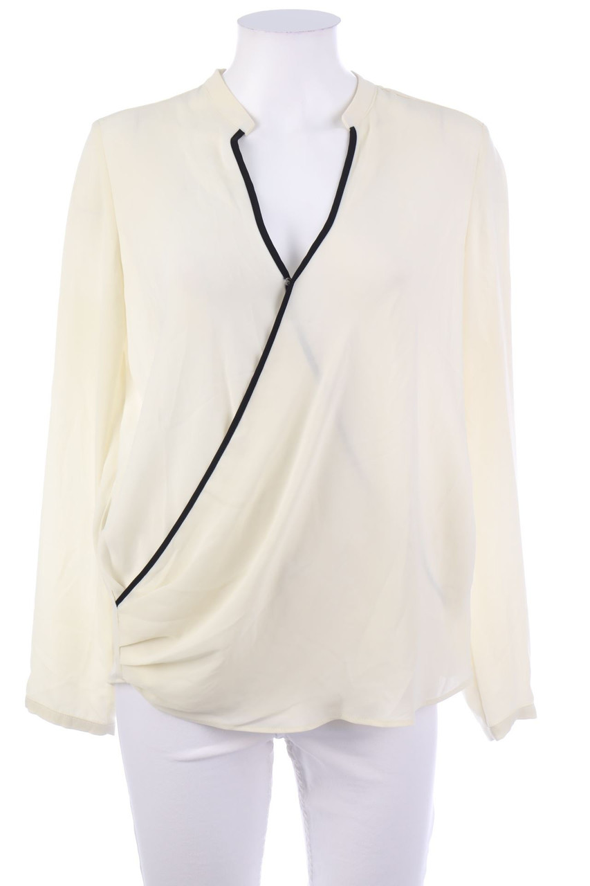 MANGO - Bluse in Wickel-Optik - S