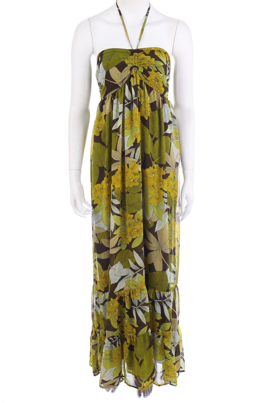 H&M - Maxi-Kleid mit Blumen-Print - S