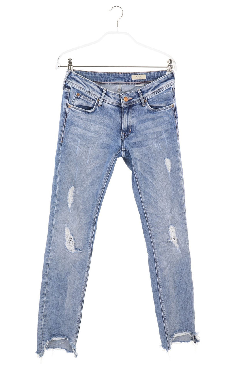H&M - Distressed Skinny-Jeans - W26