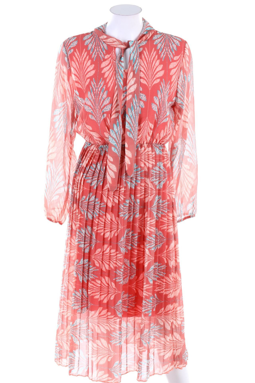 Ohne Label - Midikleid mit floralem Muster - M