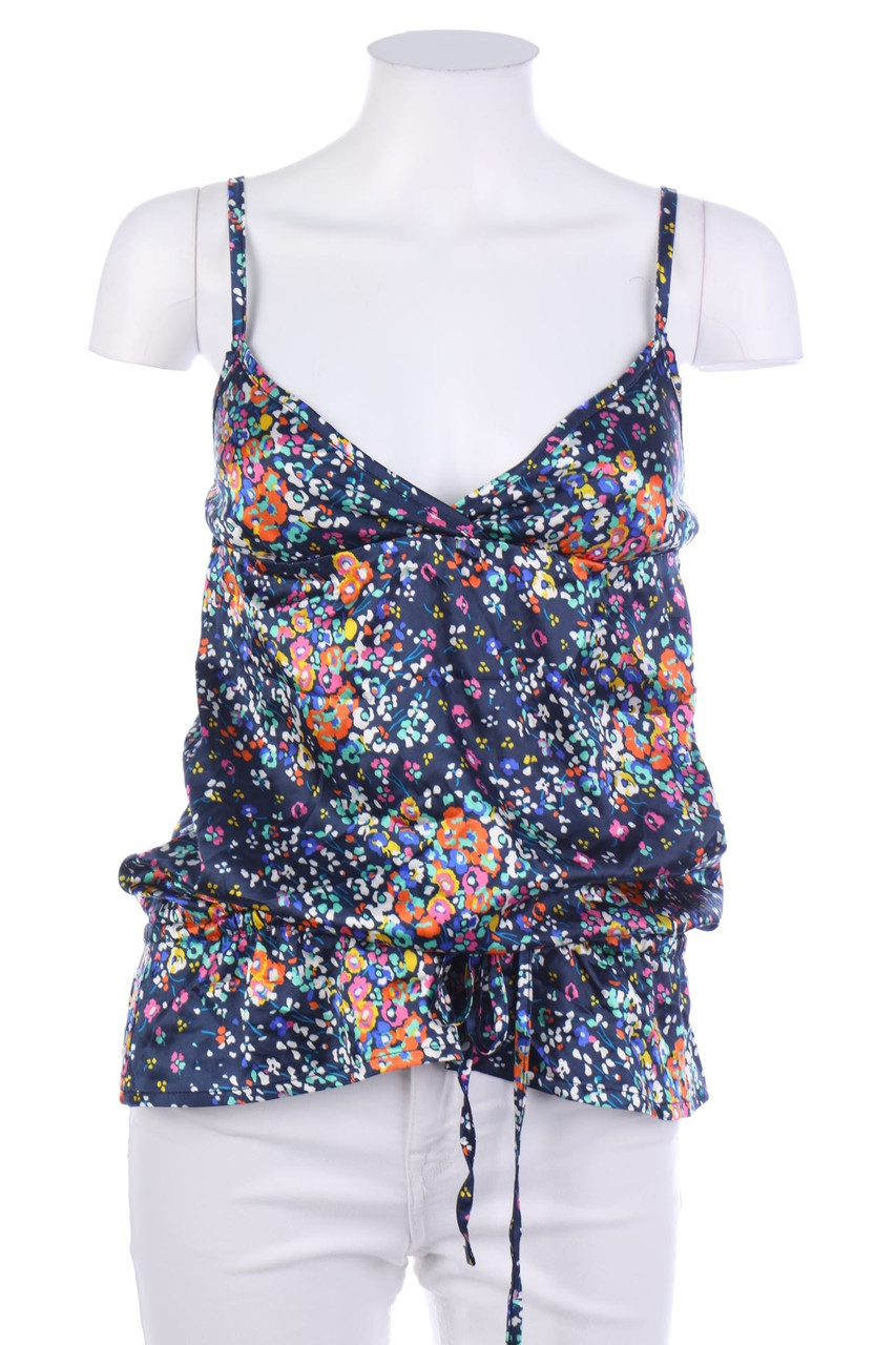Ohne Label - Blusentop mit Blumen-Print - S