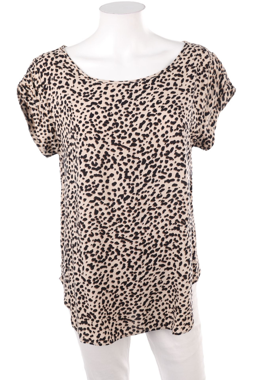 Chicorée - Kurzarm-Shirt mit Animal-Print - S