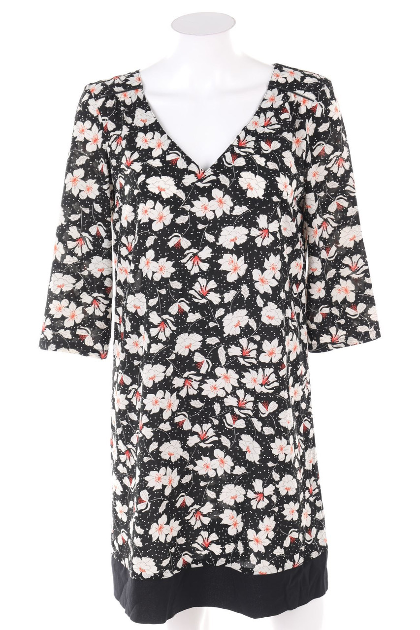 CAMAÏEU - Shift-Kleid mit Blumen-Print - D 36