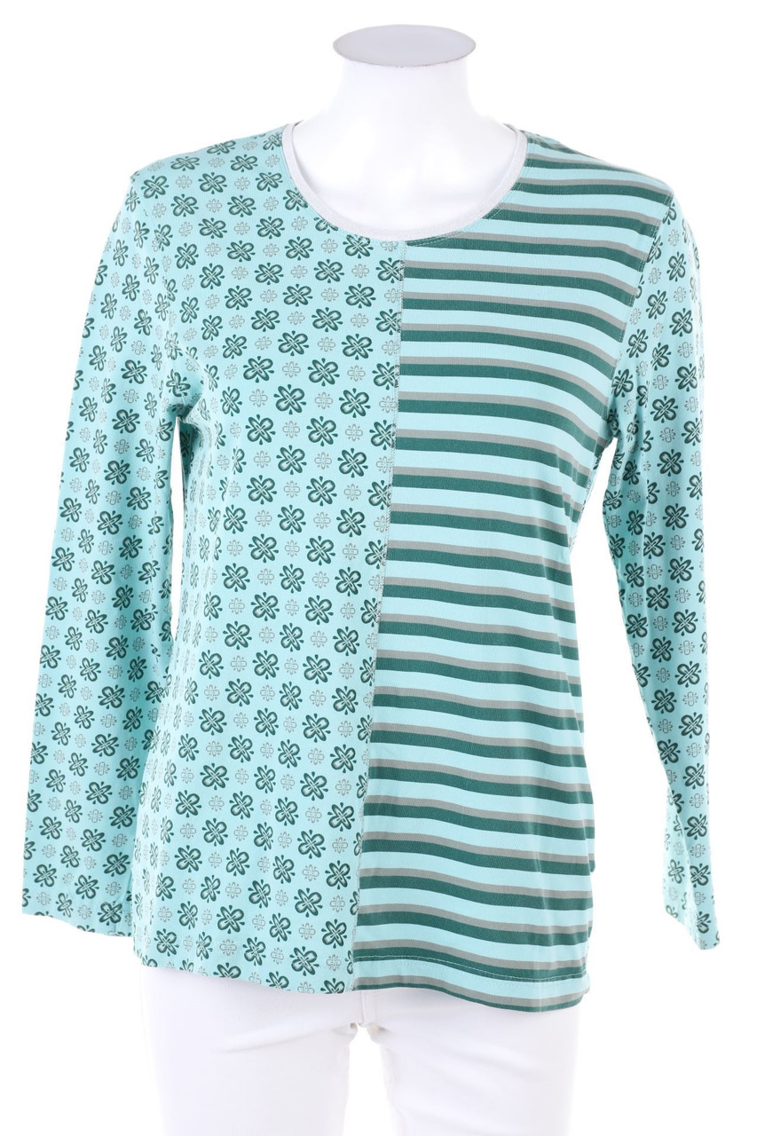 Ohne Label - Longsleeve-Shirt mit Muster - D 40