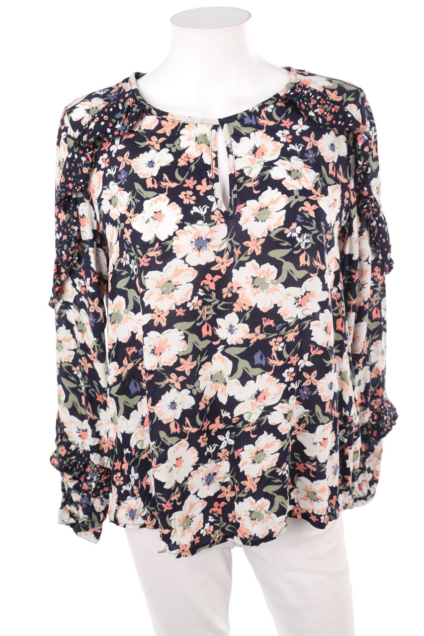 C&A - Bluse mit Blumen-Print - L