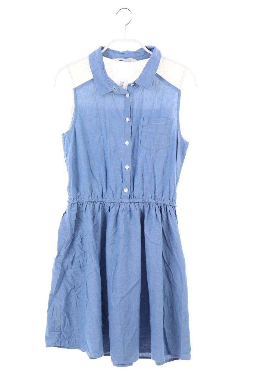 H&M - Kleid mit Spitzen-Einsatz - 170