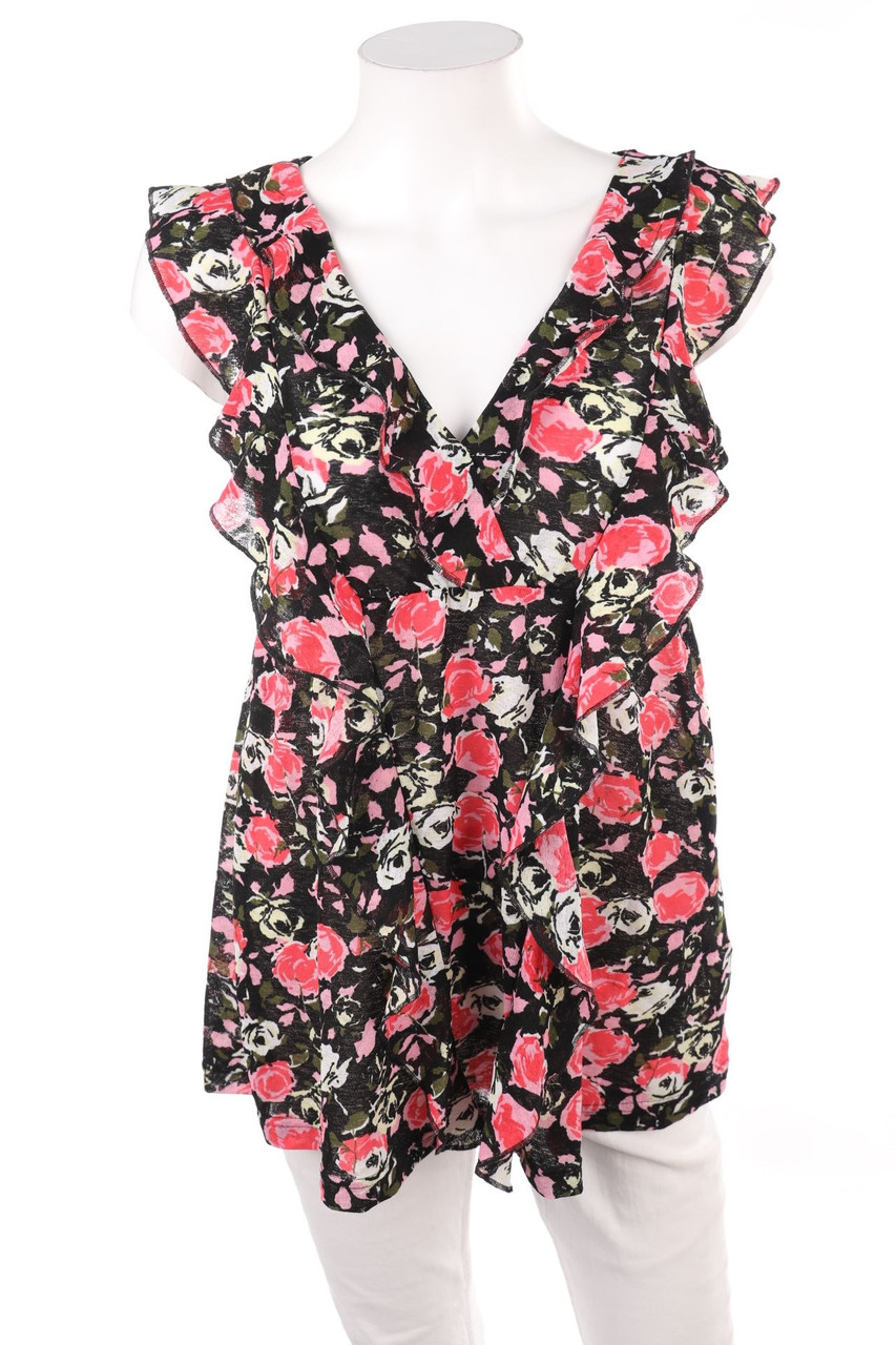 Laura Scott - Volant-Bluse mit Blumen-Print - XS