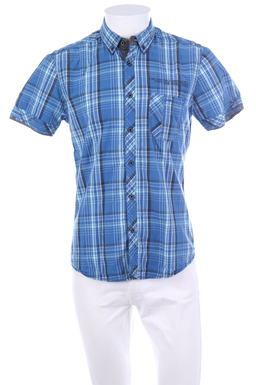 C&A - Kurzarm-Hemd mit Button-down-Kragen - S